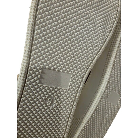 Maurices Sandals Womans 9 Beige Sparkle Open Toe Adjustable Comfort - Picture 7 of 7